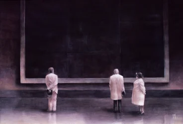 Persone a una Mostra, 1990